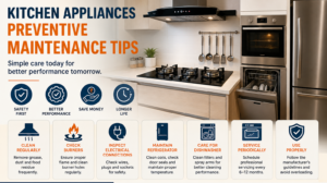 Kitchen Appliances Preventive Maintenance Tips for a Safe and Efficient Home